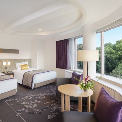 [アッパーフロア] ジュニアスイートツインルーム サウナ利用込 禁煙 ザ・プリンス さくらタワー東京、オートグラフ コレクション クーポン