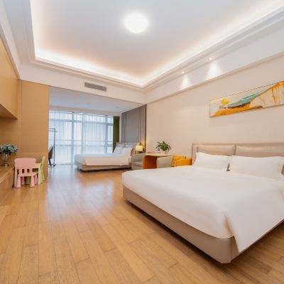 澳景豪華親子房（冰箱+洗衣機） 你好酒店公寓（珠海橫琴口岸店）優惠