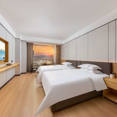 福星-城景雙床房（舒享睡眠+智能馬桶+電動窗簾） 平潭星海國際大飯店優惠