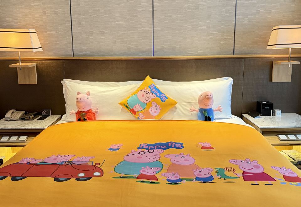 家庭亲子?豪华三人房|小童乐园|小童护栏|小童洗护