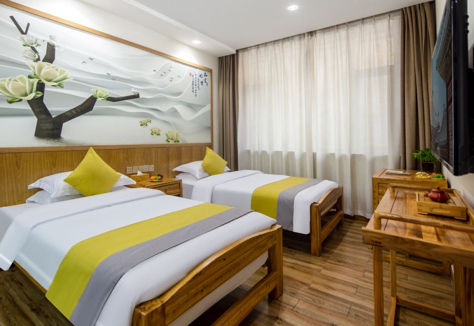 Wutai Mountain Qimeng·Banruo Jingshe Hotel Zen Standard Room (24H Constant Temperature Floor Heating)