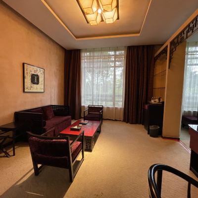 3號樓-踏雪來古風園景套房（休閒沙發） 山西晉祠國賓館（太原晉祠景區店）優惠