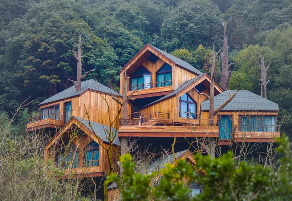 Hangzhou SENBO Nature Park and ResortLandscape Tree House Big Bed Room