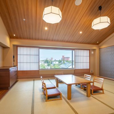 タタミルームＣ【別館和室／ゆったり15畳】 函館 湯の川温泉 ホテル万惣 クーポン