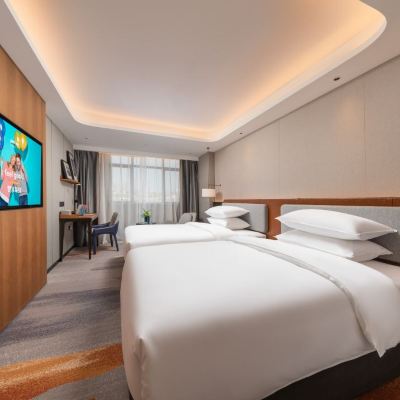 豪華雙床房（零壓枕頭床墊+舒適大沙發+冰箱） 麗柏飯店（廣州火車站越秀國際會議中心店）優惠