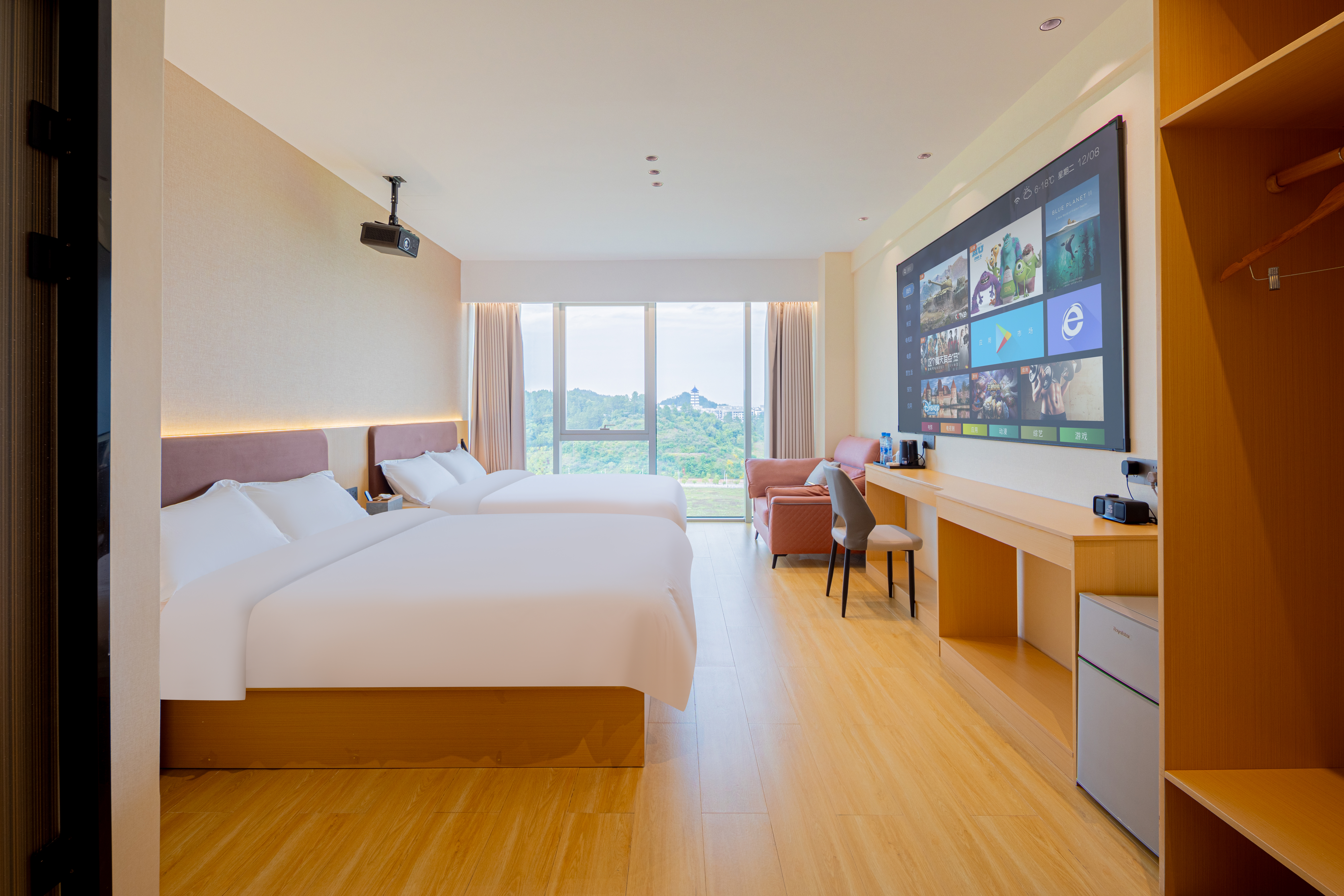 景韵-城景双床房（全屋智能+智能马桶+洗衣机+小冰箱）