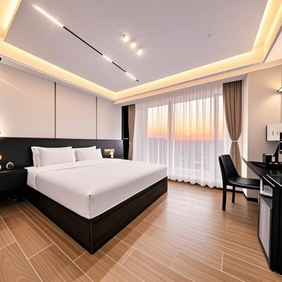 Relax Dream｜豪華大床房「巨幕投影•日光沐浴•洗衣機」 翰文國際公寓（廣州珠江新城中山眼科中心店）優惠