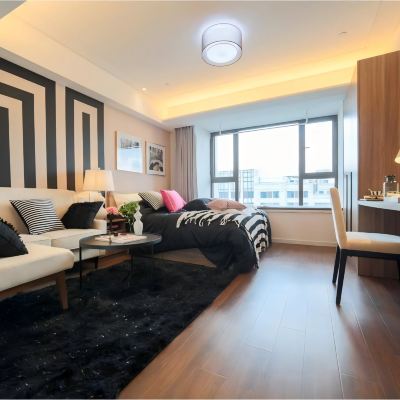 特惠大床房（洗烘一體機+電視投屏+冰箱+微波爐） 上海森蘭洲海路地鐵站CitiGO HOUSE歡閣服務公寓優惠