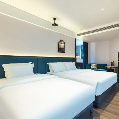 奢華雙床房（智控+水吧檯+可用廚房+乾濕分離 ） 來住星辰M飯店（重慶解放碑中心店）優惠