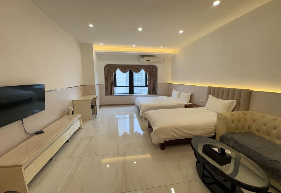 家庭亲子大小床双床房-洗衣机+冰箱