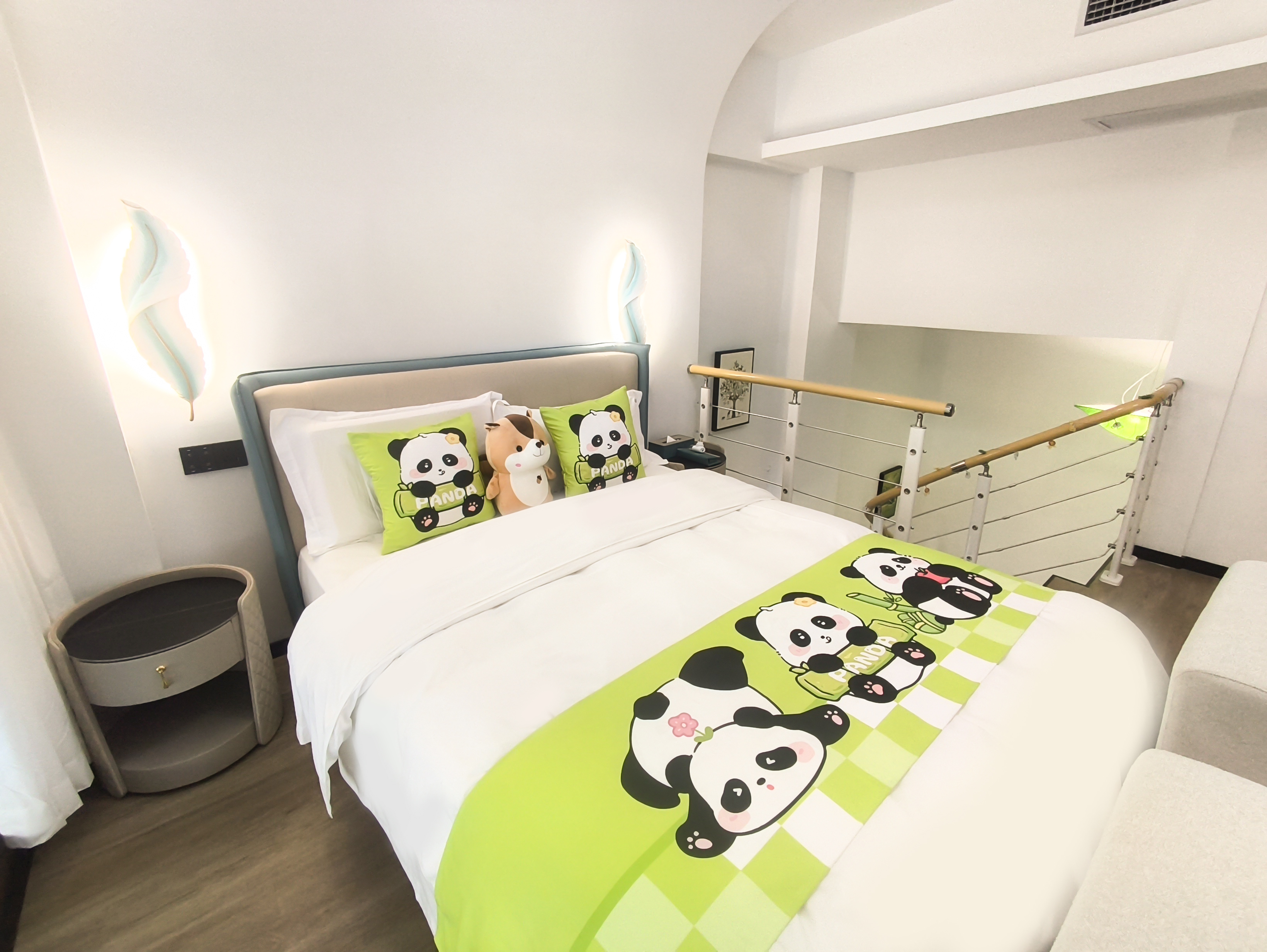 复式亲子直通漂流河房（独立泡池）