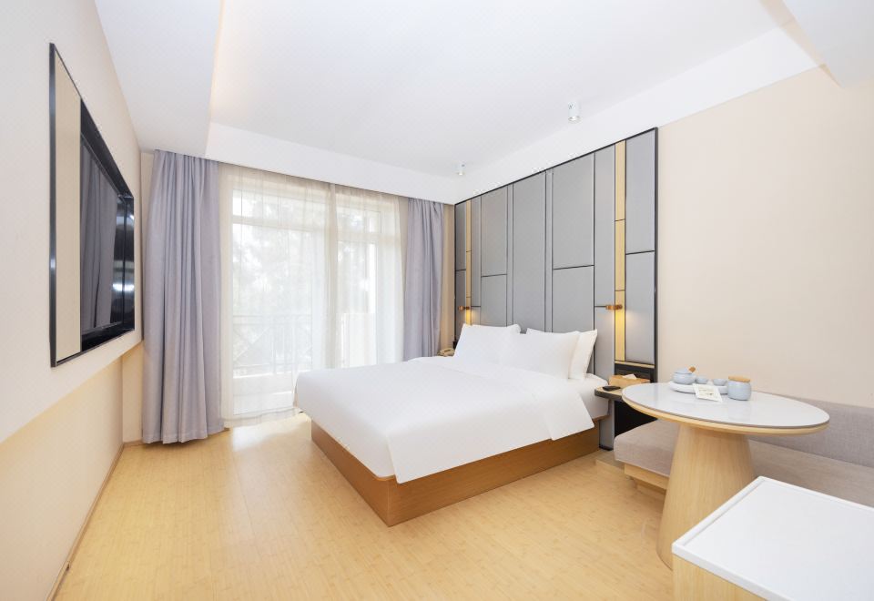 高級大床房（落地窗+65寸投屏電視+分體空調+地暖）