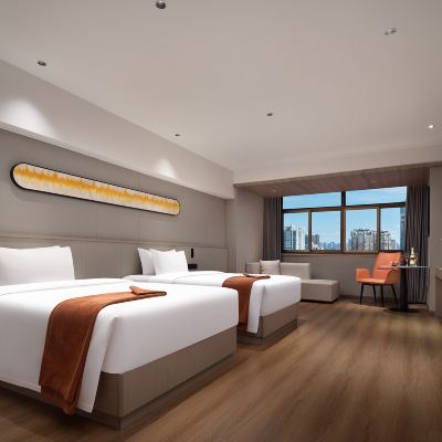 荔惠 · 品質雙床房 長沙荔高尊享飯店優惠