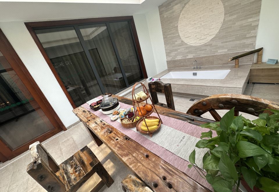 依山私湯庭院套房--圍爐煮茶+私湯溫泉