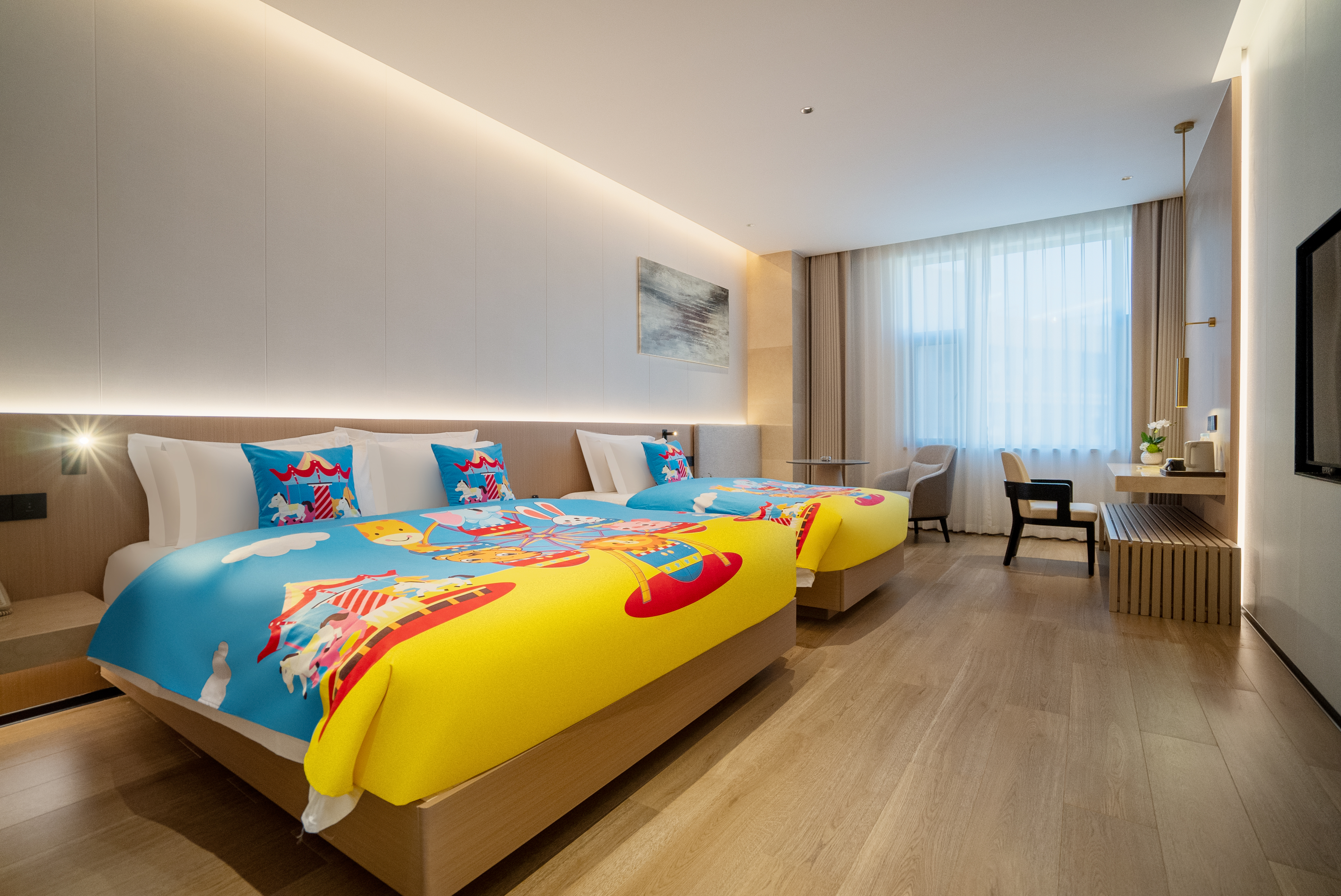 親子主題雙床房（小童帳篷+助眠床墊）