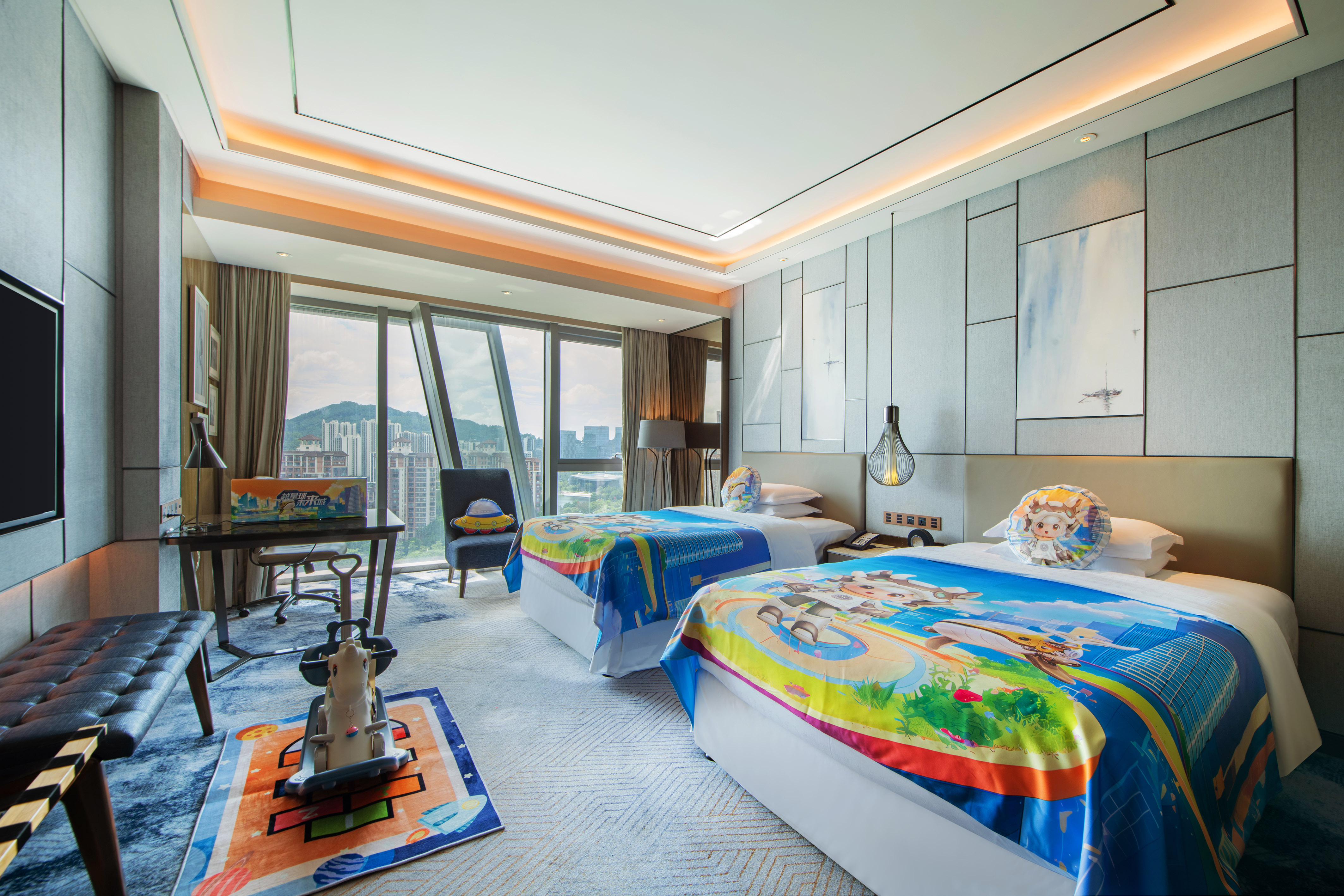 越星球未来城主题亲子双床房