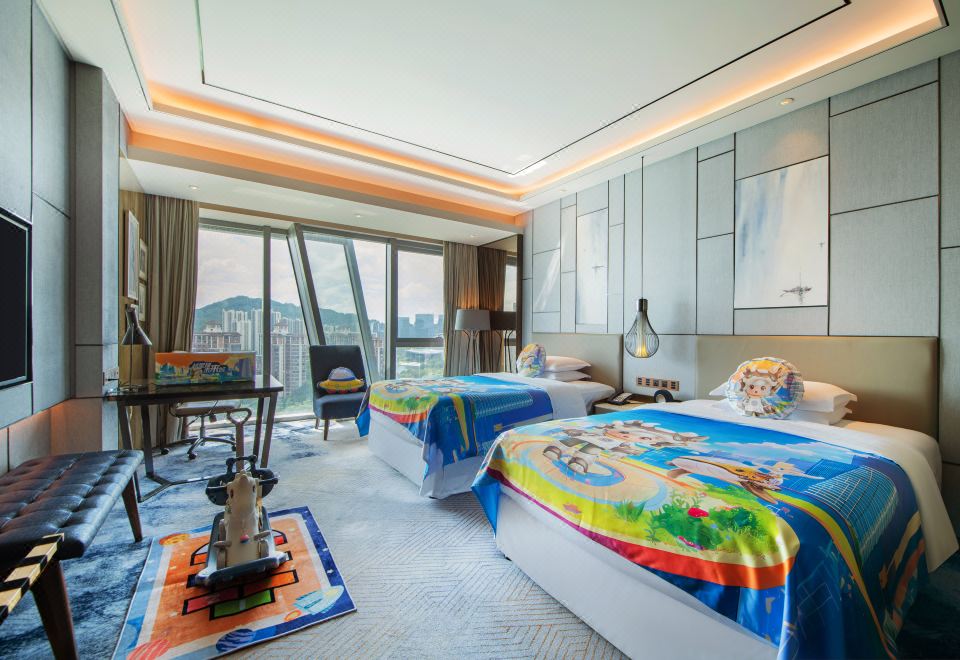 Sheraton Guangzhou Nansha HotelYue Xing Qiu Future City Theme Family Twin Room
