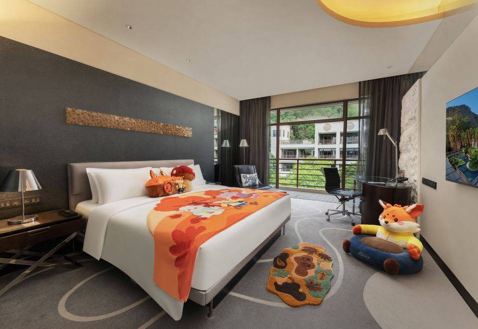 豪友团亲子阳台大床房