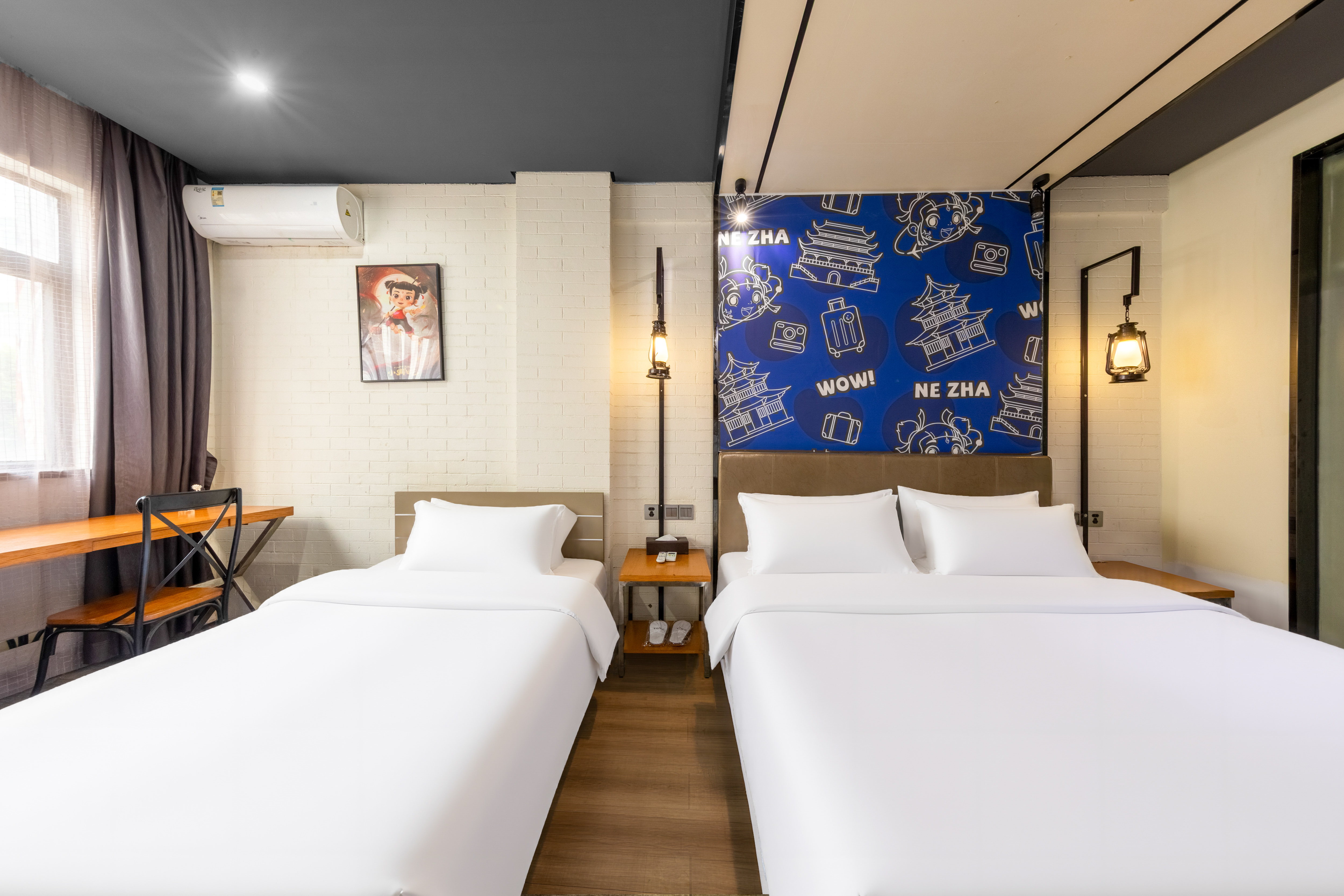 途窝拾光亲子房【舒适通风+家庭双床】