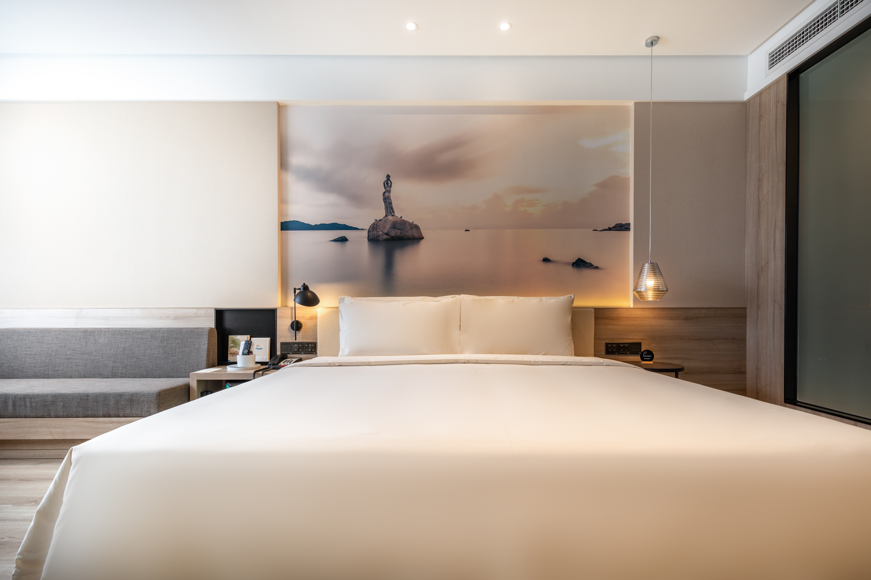 几木大床房（裸棉床品+迷你冰箱+深睡记忆枕）