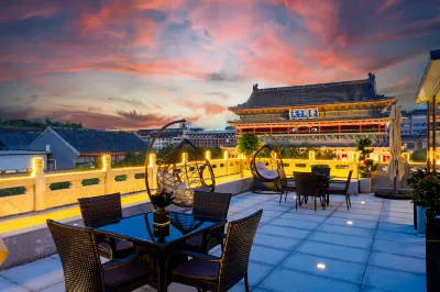 Meili Maple Hotel (Xi'an Bell Tower Metro Station Huimin Street Branch) Hotéis em 