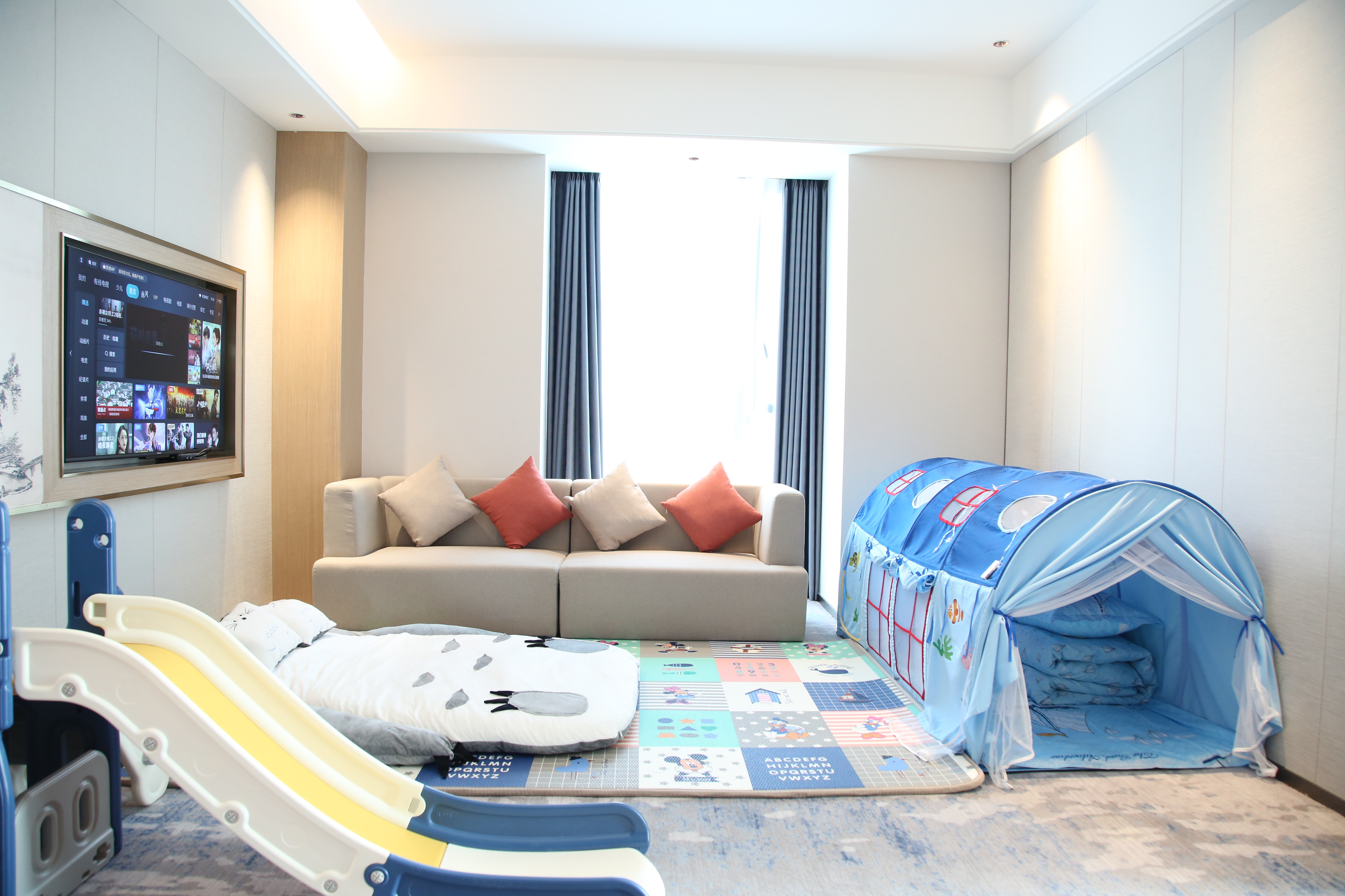 欢乐家庭亲子套房【大客厅+小童帐篷+双衞智能马桶】