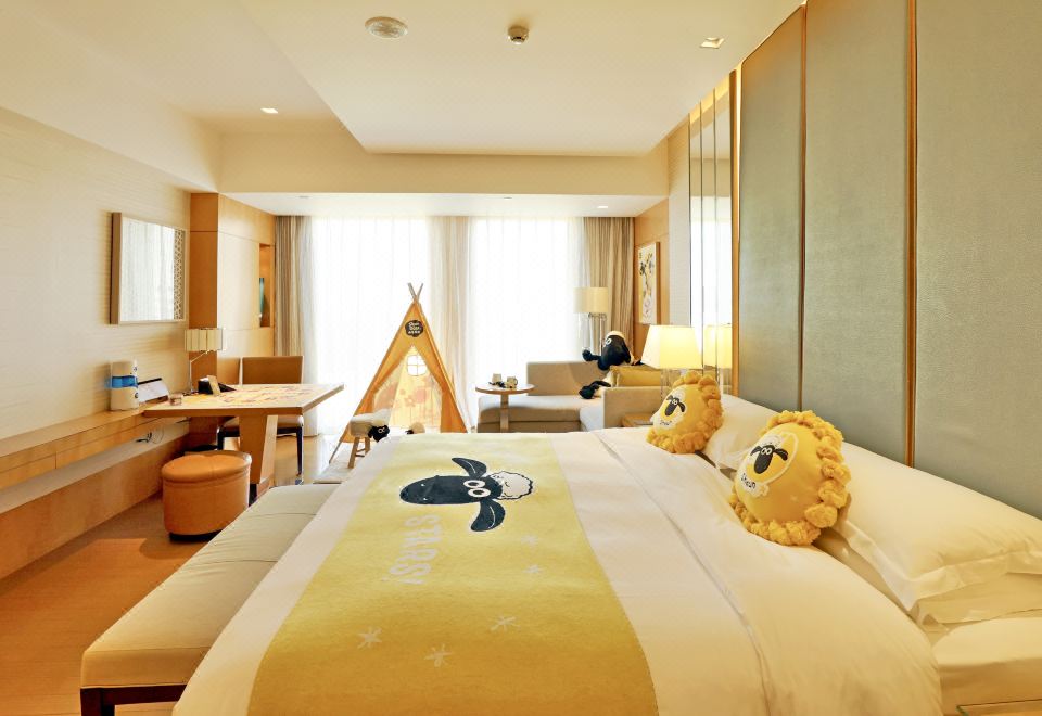 Pan Pacific BeijingShaun The Sheep Theme Double Bed Room