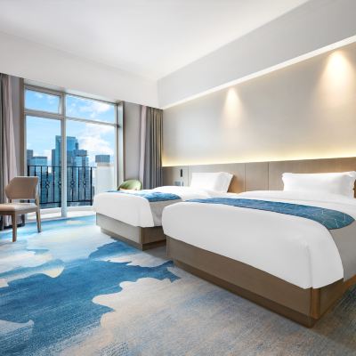 豪華景觀雙床房 金紫薇酒店（成都春熙路步行街店）優惠