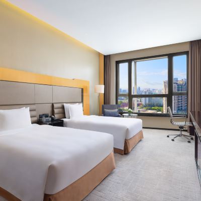 城市景觀高級雙床房 北京麗都皇冠假日酒店優惠