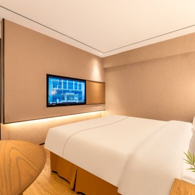 雅靜大床房〔零圧床墊·明亮外窗·靜謐舒適空間〕 華軒裡飯店（珠海唐家大學城店）優惠