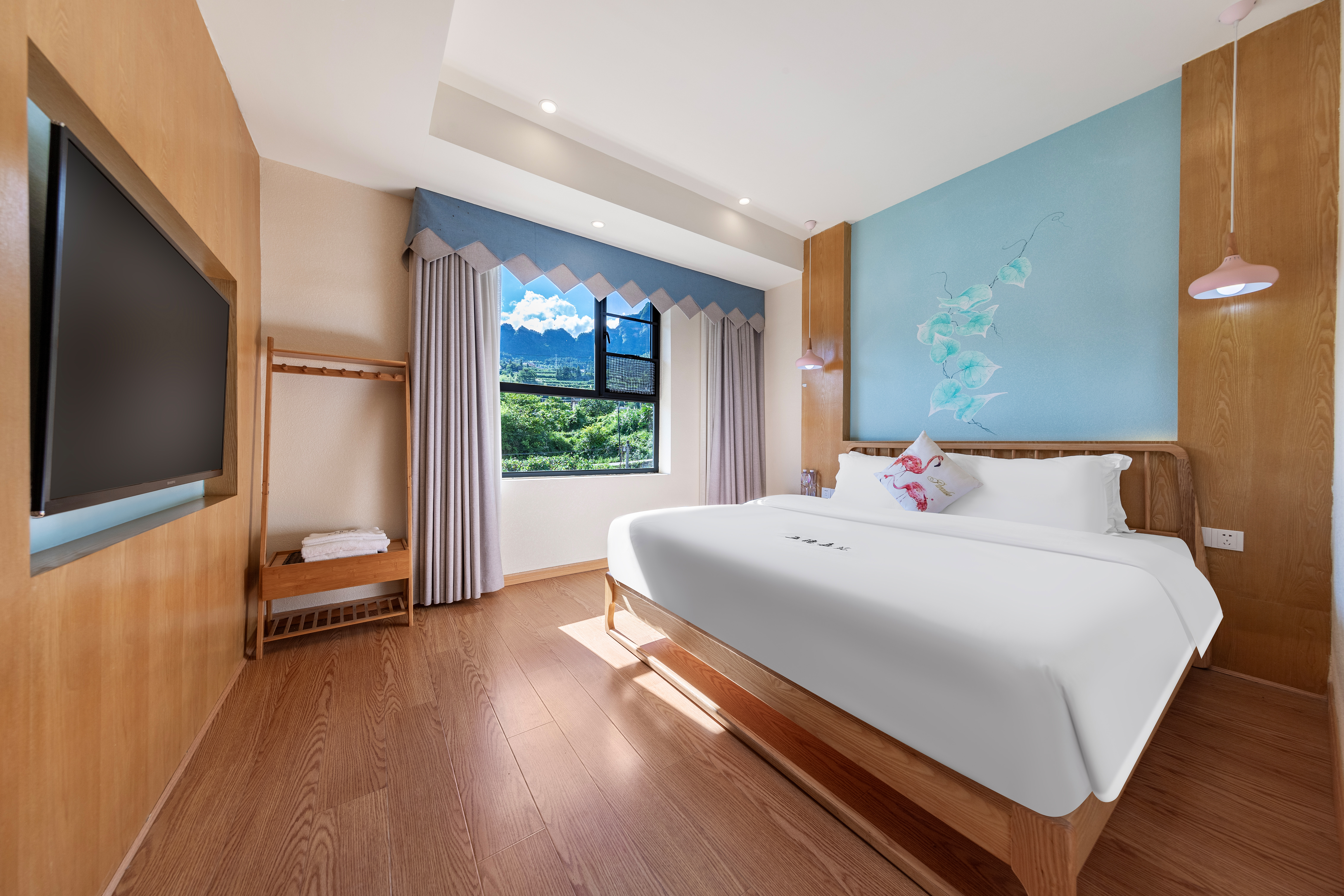 翠岭.冬雪.乡村田园山景童趣亲子榻榻米套房