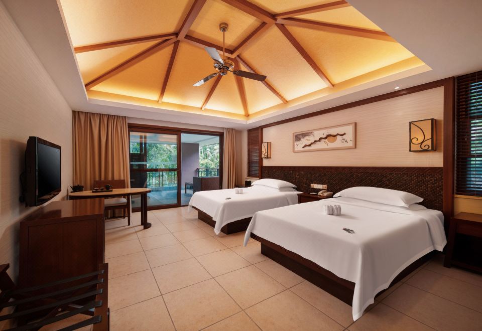 云臺別墅雙床房（溫泉入戶+露臺庭院）