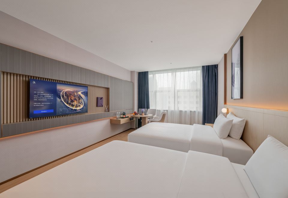 商务双床房（智能客控,电视投屏，慕思床垫）