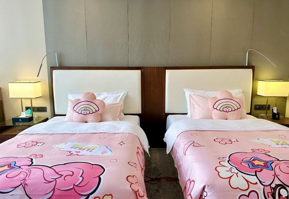 王者荣耀乐开花主题房丨小童帐篷+伴眠抱枕+浴缸