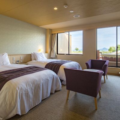 「碧の章」露天風呂付ツンベッドルーム おごと温泉 びわこ緑水亭ホテル クーポン