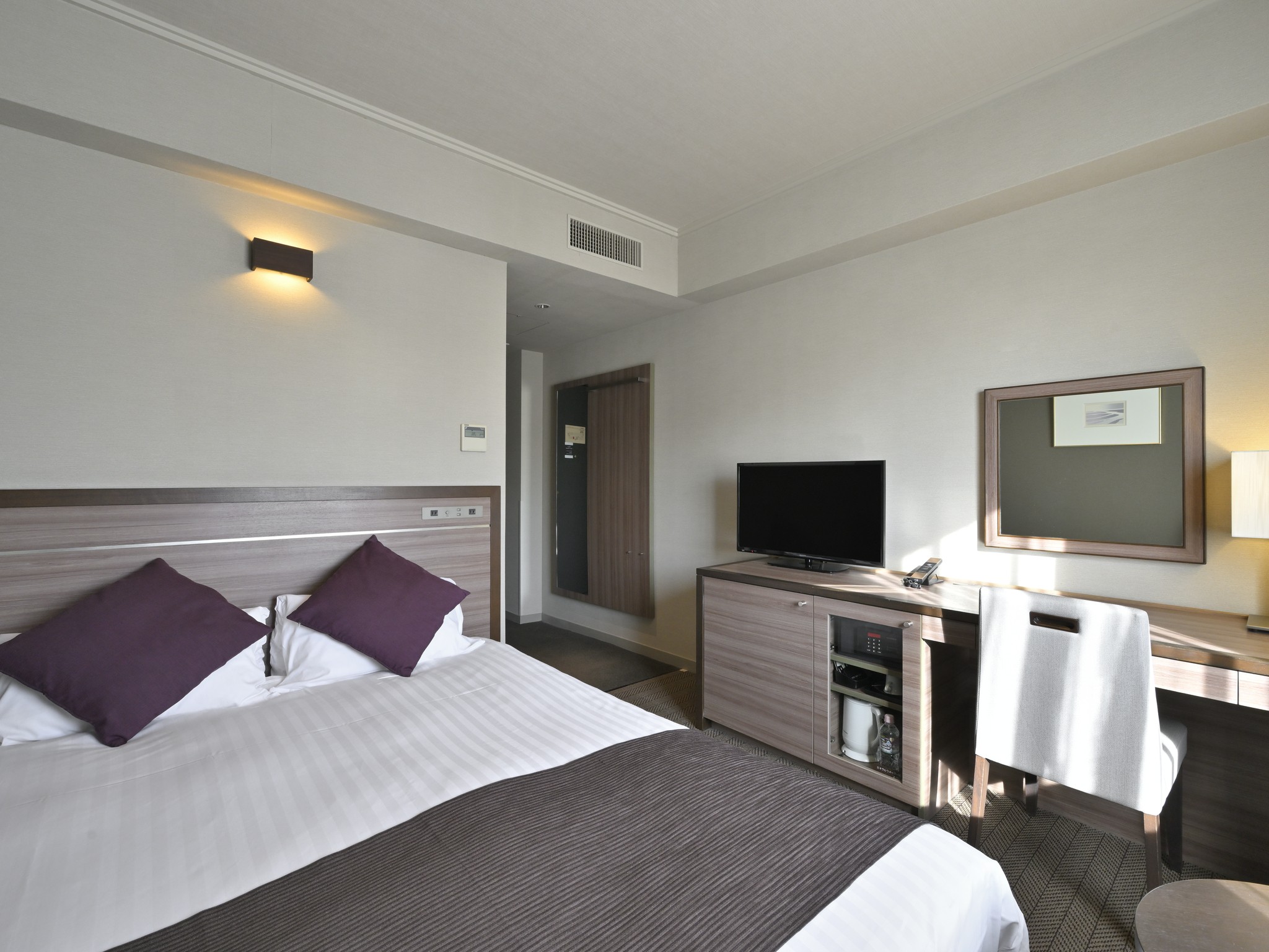 主楼双人床或双床房（单人使用）