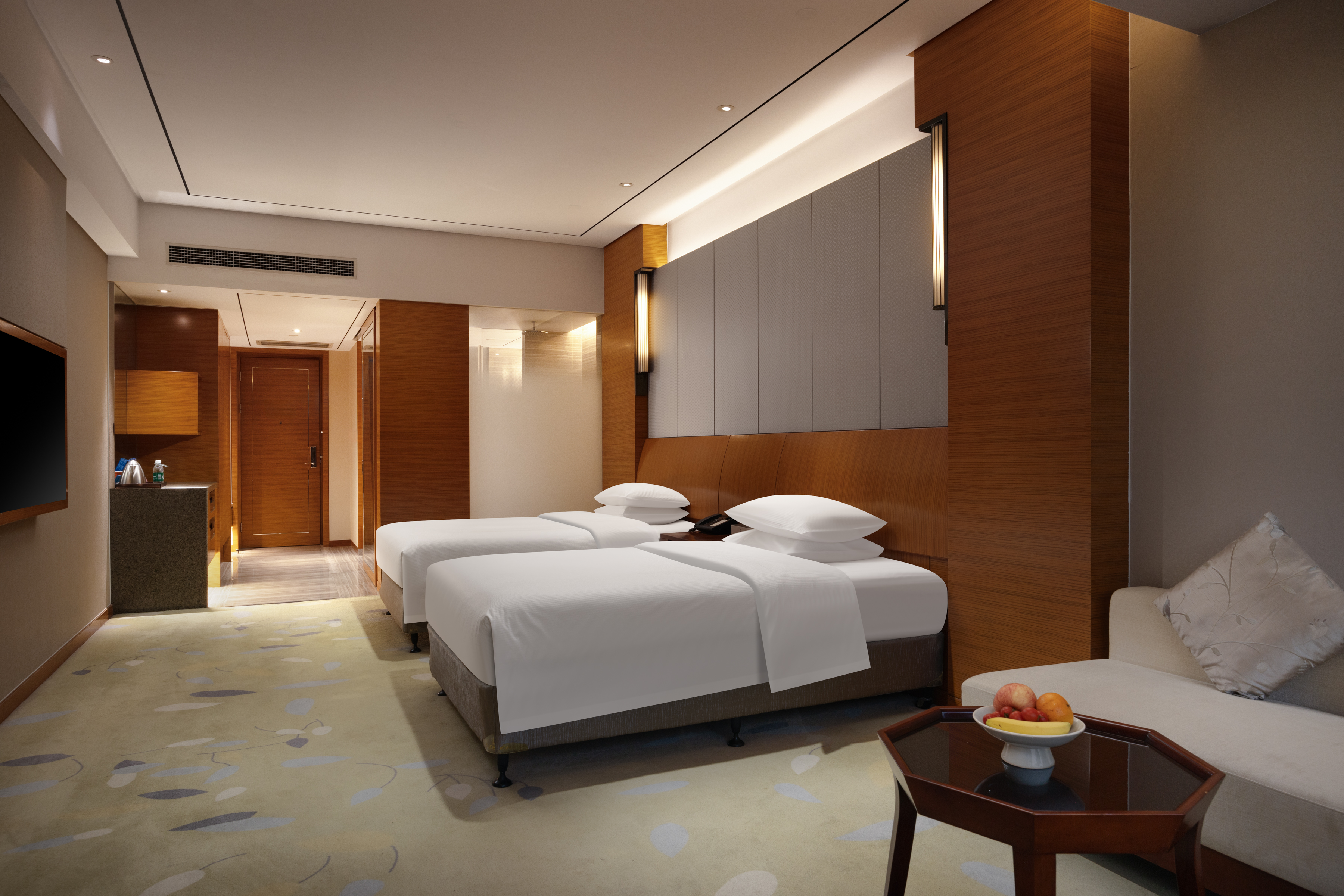 行政园景双床房