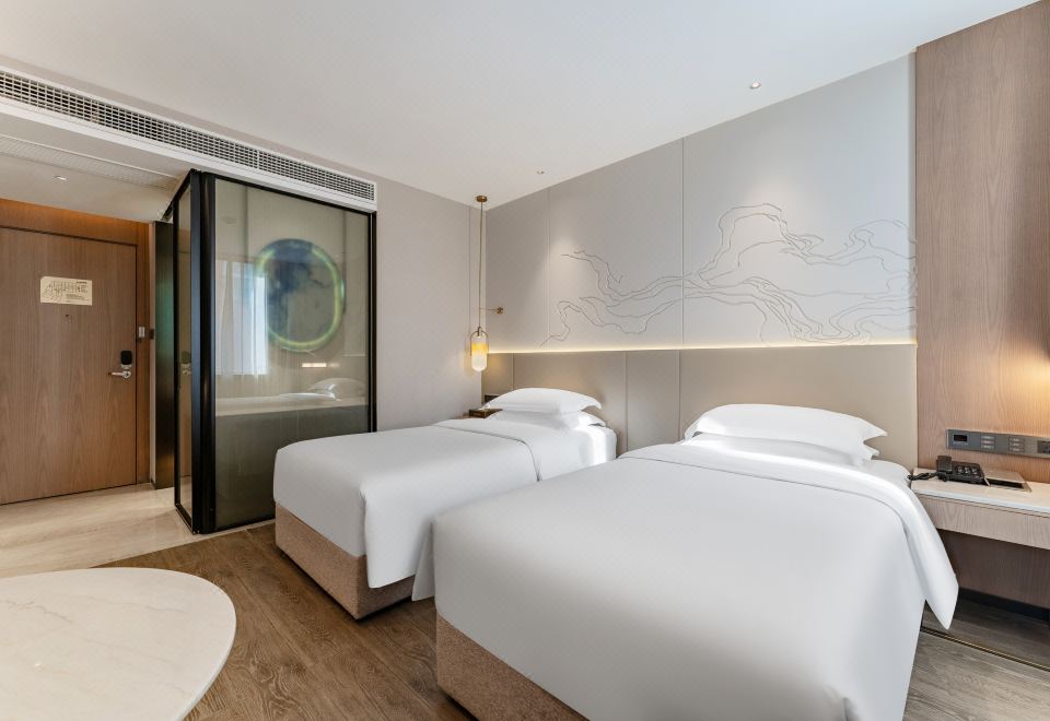 负氧离子空气净化双床房