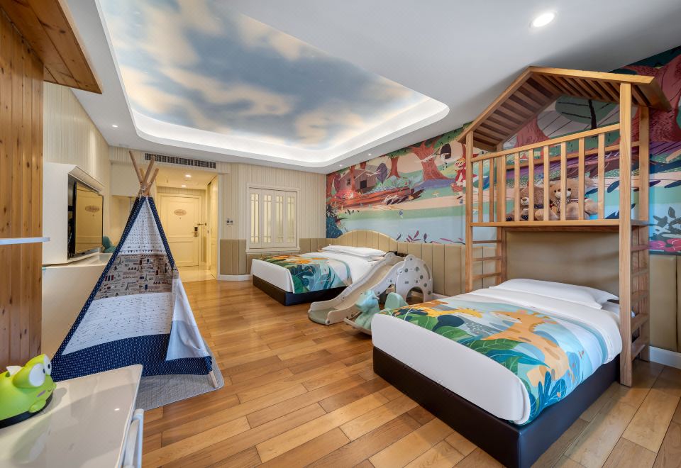 森林探險主題房丨獨立泡池