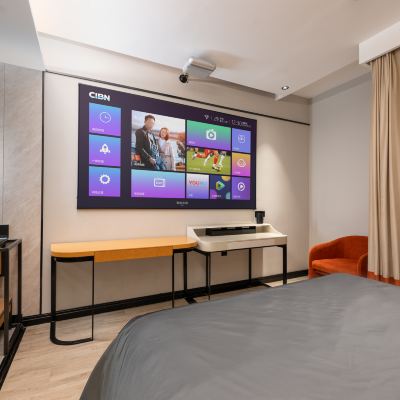 影院大床房丨100寸大屏投影丨高清幕布 深圳會展中心Magico Hotel（福田CBD店）優惠