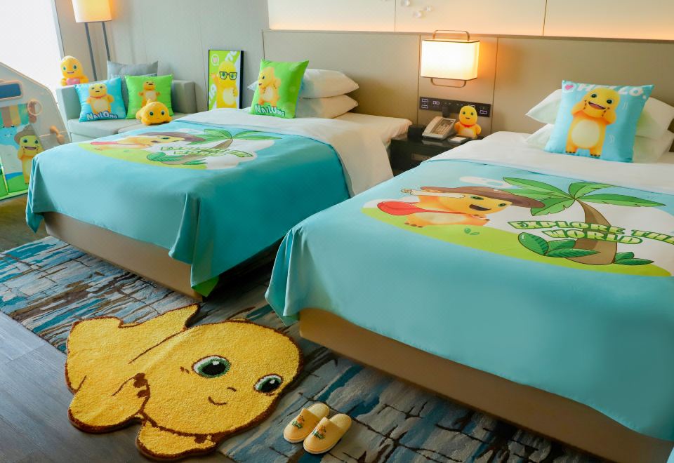 奶龙主题亲子双床房