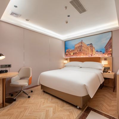 標準大床房【奢華睡眠床墊+智能語音客控】 哈維易國際飯店（深圳東門國貿地鐵站店）優惠