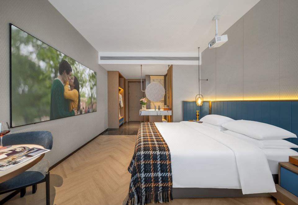 Wanfei International HotelCheers Feile Audio-Visual Double Bed Room