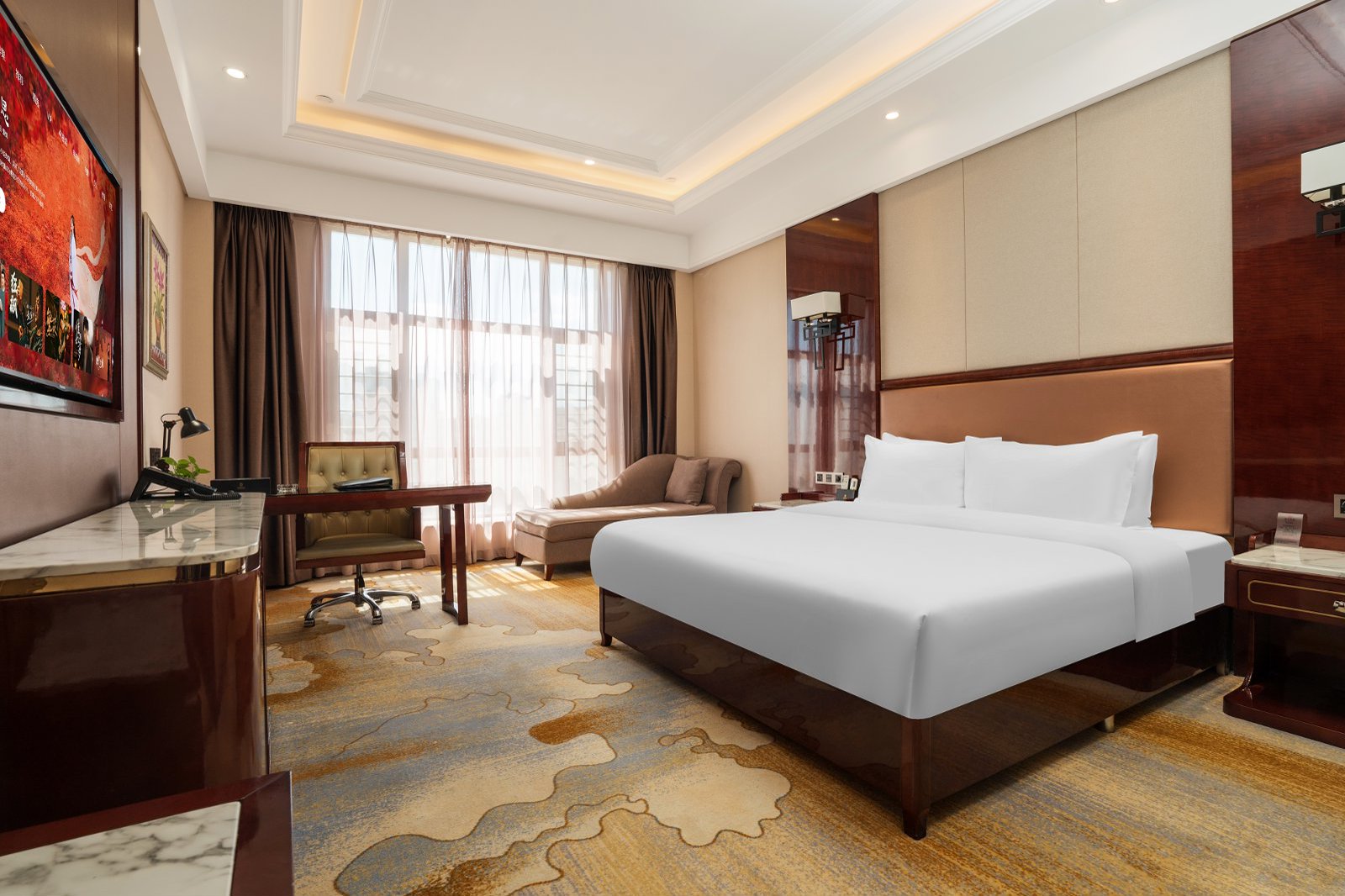 豪华大床房︱临园风景+舒适睡眠