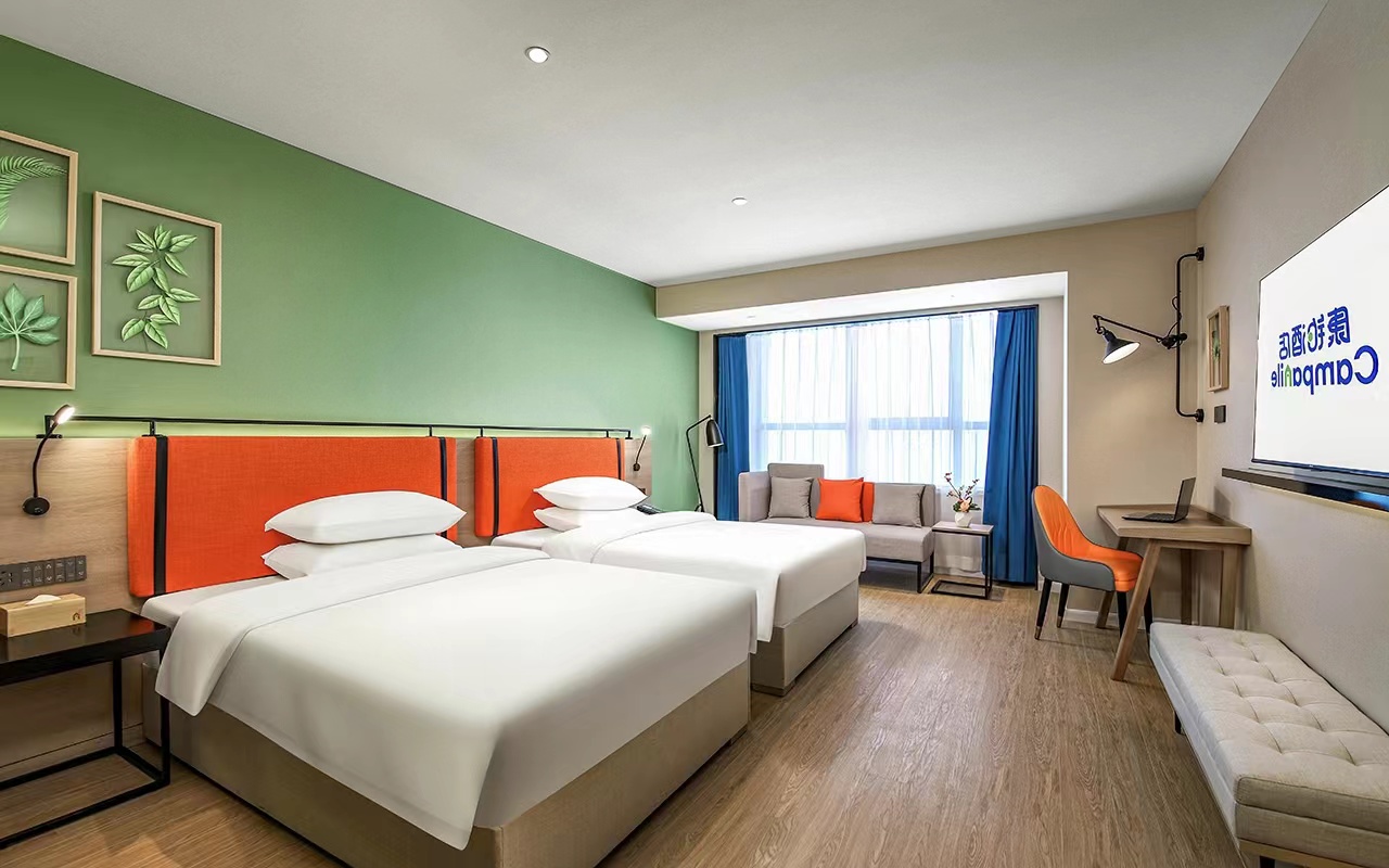 高级双床房 ‖ 百米高空湖景+城景