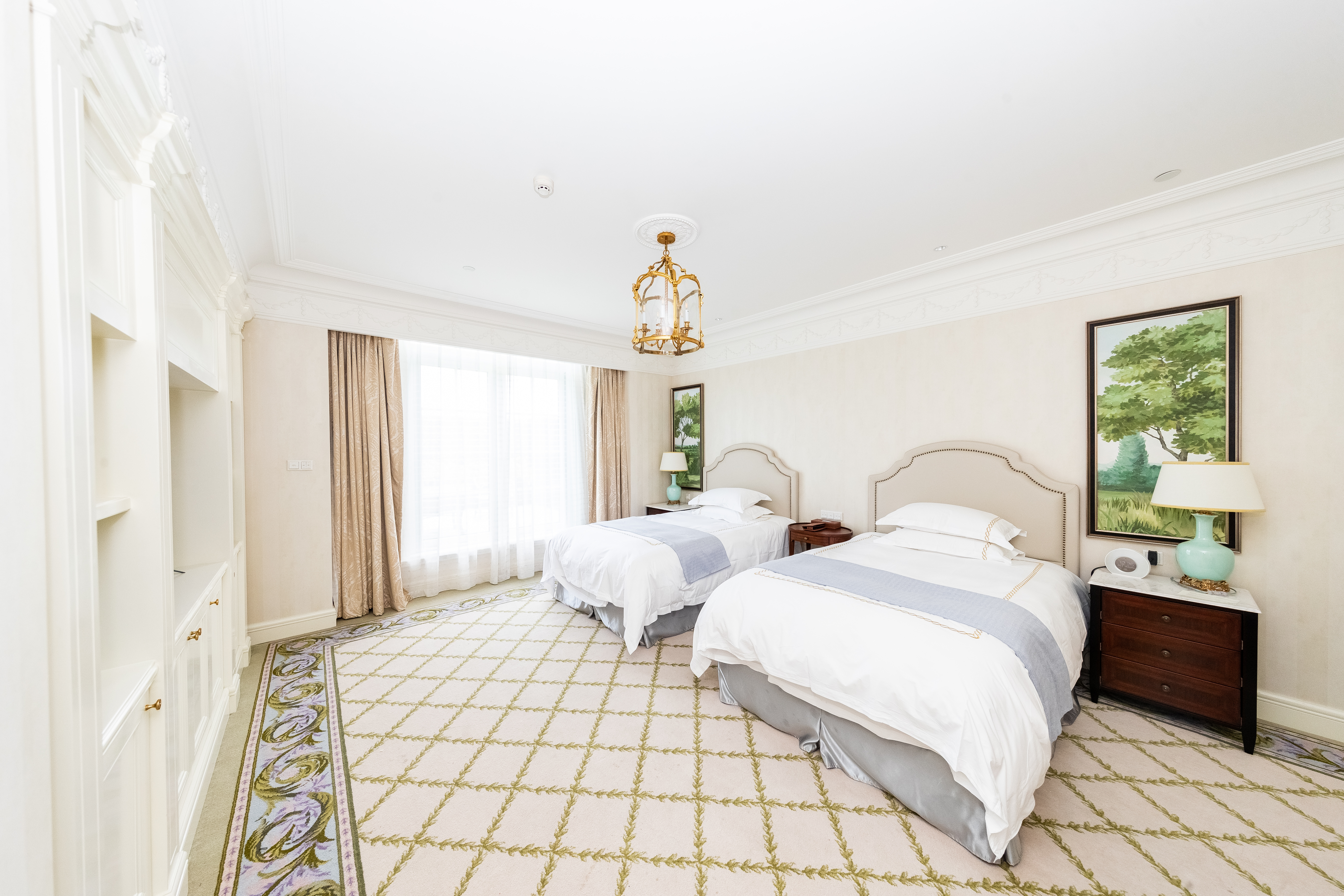 野奢主题房露营双床房