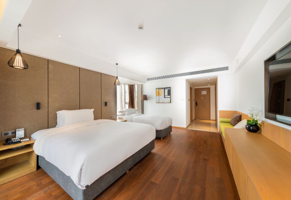 雅緻露台家庭房