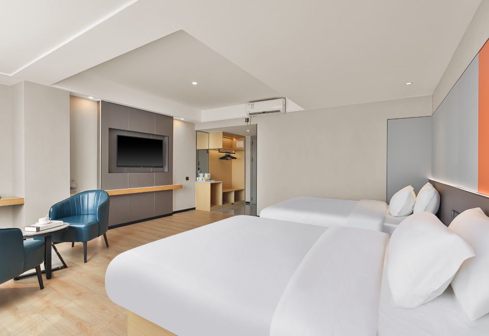 豪華雙床房（慕思床墊+智能家居）