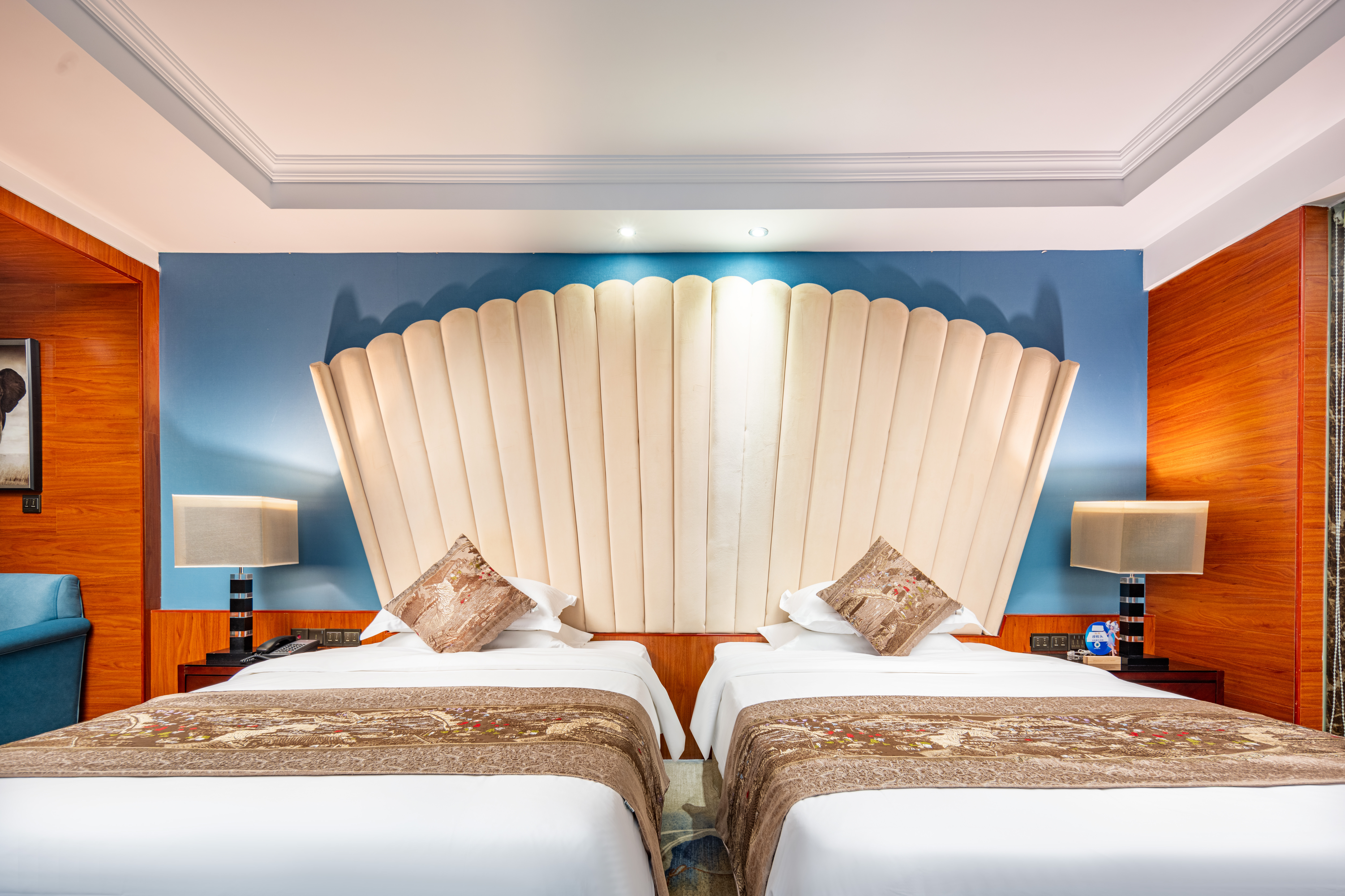 时尚双床房（带空气净化机+森林氧吧）