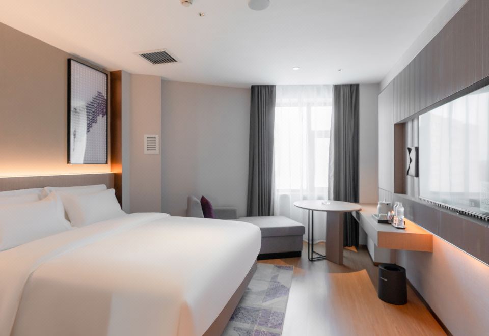 丽遇高级大床房（电视投屏+蓝牙音乐+空气净化器）